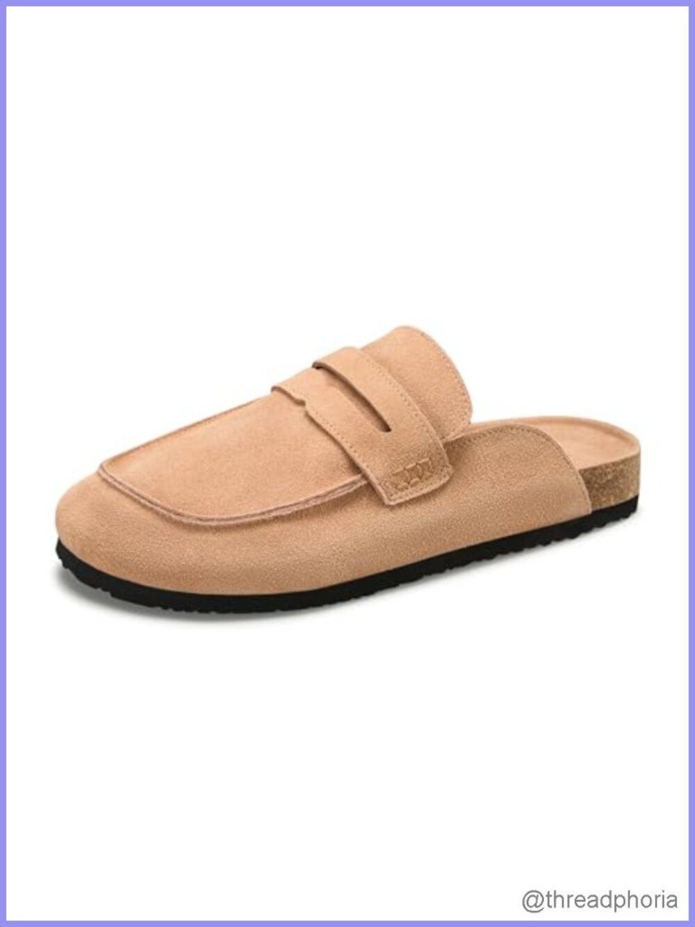 Genuine Leather Clogs for Women Non-Slip Platform Mules